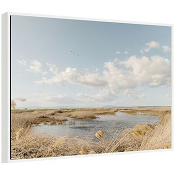 Sylvie Marshland Framed Canvas by Crystal Lynn Collins