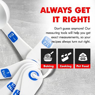 10 Piece Easy Read Plastic Measuring Cups