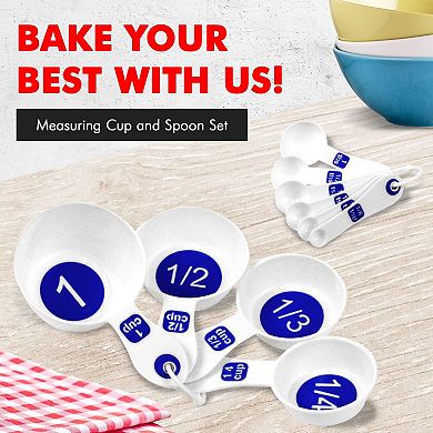 10 Piece Easy Read Plastic Measuring Cups
