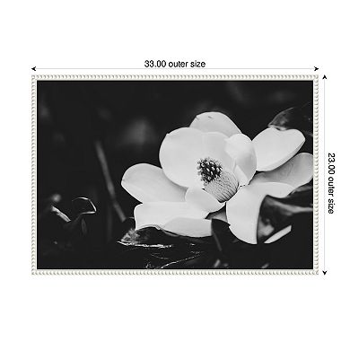 Sylvie Magnolias Framed Canvas by Alicia Abla