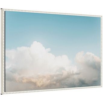 Sylvie Clouds Framed Canvas by Alicia Abla