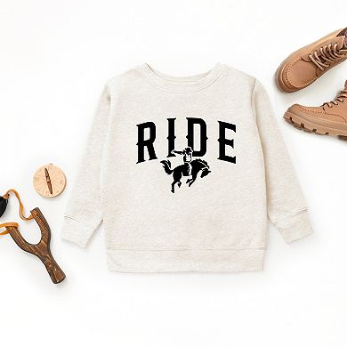 Ride Cowboy Arched - Youth Graphic Sweatshirt