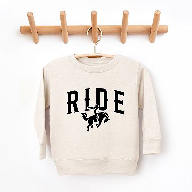 Ride Cowboy Arched - Youth Graphic Sweatshirt
