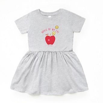 Mini Smiley Apple Of My Eye - Infant Dress