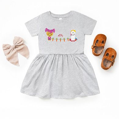 Mini Smiley Aria Carrot Garland - Infant Dress