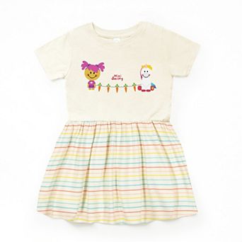 Mini Smiley Aria Carrot Garland - Infant Dress