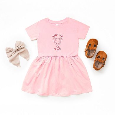 Mini Smiley Mommy Says I'm Cute - Infant Dress