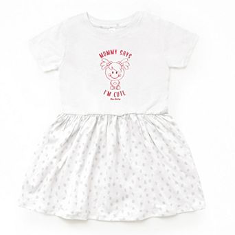 Mini Smiley Mommy Says I'm Cute - Infant Dress
