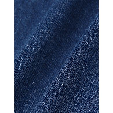 Women's Maternity Skinny Jeans High Waist Side Panel High Stretchy Denim Pants with Pockets