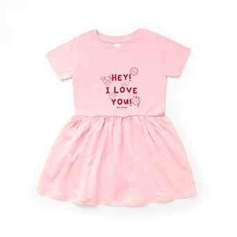 Mini Smiley Hey I Love You - Infant Dress