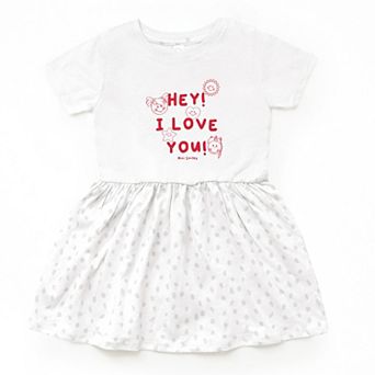 Mini Smiley Hey I Love You - Infant Dress