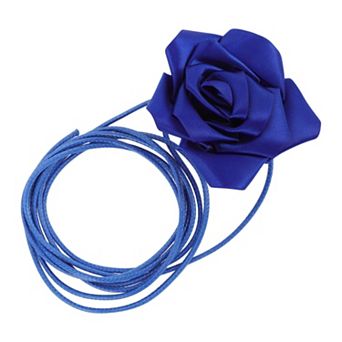 Satin Rose Flower Adjustable Waist Belt 1 pc