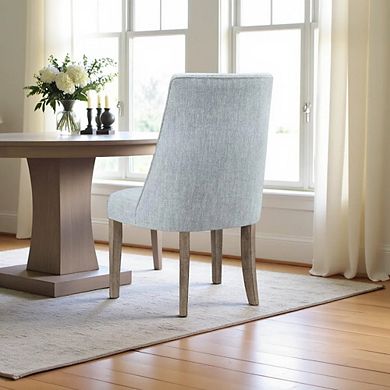 Blue Upholstered Dining Chairs Elegant Kitchen and Dining Room Seating