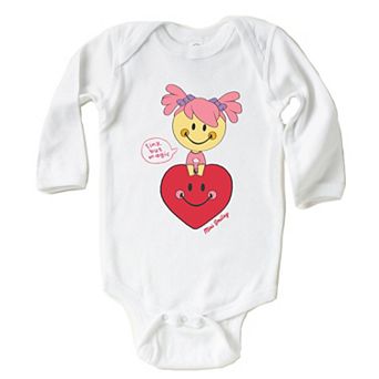 Mini Smiley Tiny, But Magic - Baby Long Sleeve Bodysuit