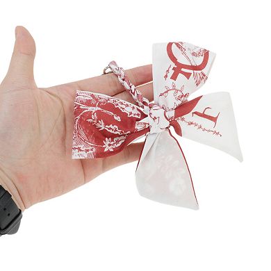 Trendy Bow Scarf Handbag Charm 1 Pc