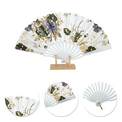 Floral Folding Fan 1 Pc