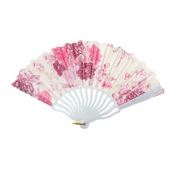 Floral Folding Fan 1 pc