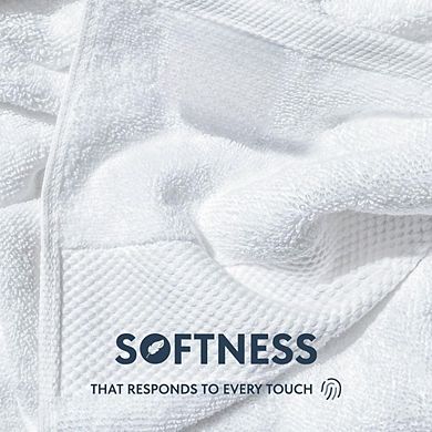 2-Pack 35x70" White Luxury Bath Sheets, Turkish Cotton, Hotel Quality