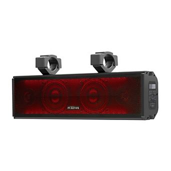 16.5 in 400W Wireless Soundbar with AUX /USB, Remote Control, RGB Colorful Illumination, Waterproof