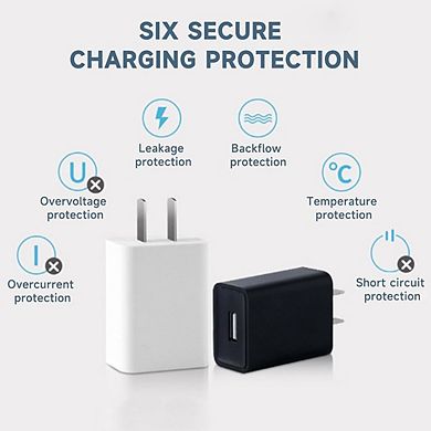 Fast USB Wall Charger 5V 2A Adapter Cube