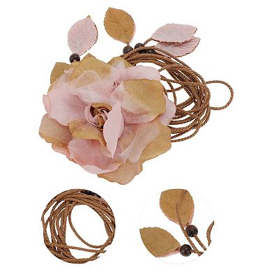Flower Tie Adjustable Waist Belt for Women 1 Pc