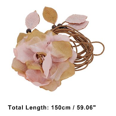 Flower Tie Adjustable Waist Belt for Women 1 Pc
