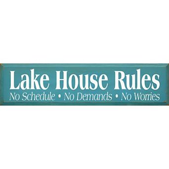 Rustic Lake House Wall Art 9 x 36 Knotty Pine Cabin Decor for Entry or Living Room