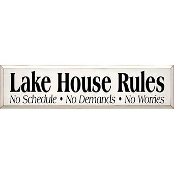 Rustic Lake House Wall Art 9 x 36 Knotty Pine Cabin Decor for Entry or Living Room