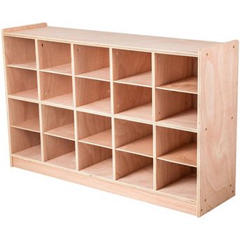 Cubby Storage for Playroom, Bedroom, or Classroom, 20 Compartments