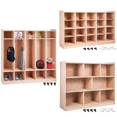 Cubby Storage for Playroom, Bedroom, or Classroom, 20 Compartments