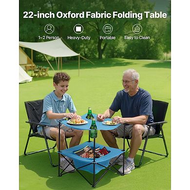 Portable Outdoor Table for Camping, Tailgating, Beach, and Picnic Use