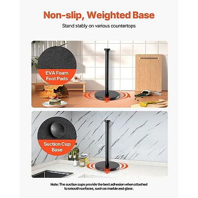 Countertop Paper Towel Holder for Standard and Mega Rolls