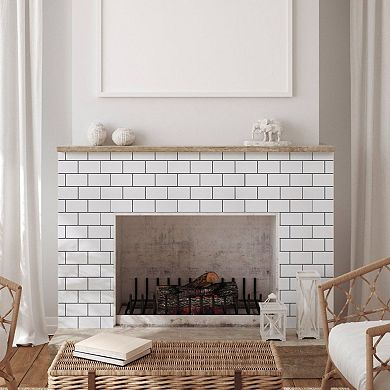 Self-Adhesive Kitchen and Bathroom Backsplash Tiles 2mm Thick 10-Pack