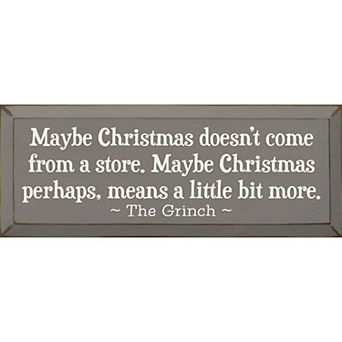 Rustic Holiday Wall Sign 7 x 18 Wood Christmas Quote for Kitchen or Living Room