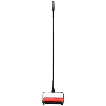 Manual Carpet Sweeper Push Floor Sweeper for Rugs and Hard Floors