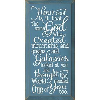 Christian Encouragement Quote Wooden Wall Decor for Bedroom or Entryway