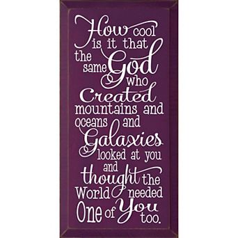 Christian Encouragement Quote Wooden Wall Decor for Bedroom or Entryway