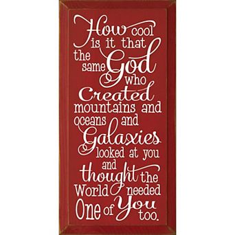 Christian Encouragement Quote Wooden Wall Decor for Bedroom or Entryway