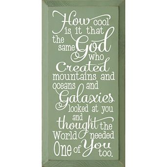 Christian Encouragement Quote Wooden Wall Decor for Bedroom or Entryway
