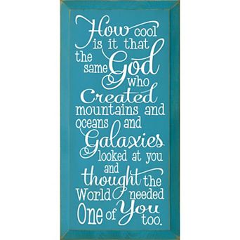 Christian Encouragement Quote Wooden Wall Decor for Bedroom or Entryway