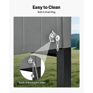 Rolling Cooler Cart with Divider and Swivel Wheels for Outdoor Use