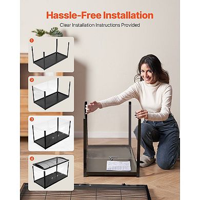 Small Animal Cage for Dwarf Hamsters with Transparent Panels