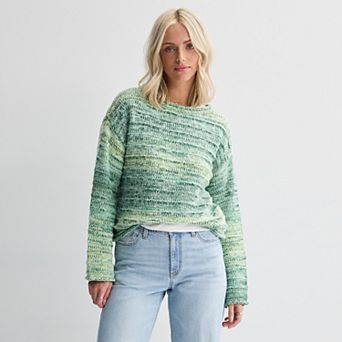Juniors' SO® Spacedye Pullover Sweater