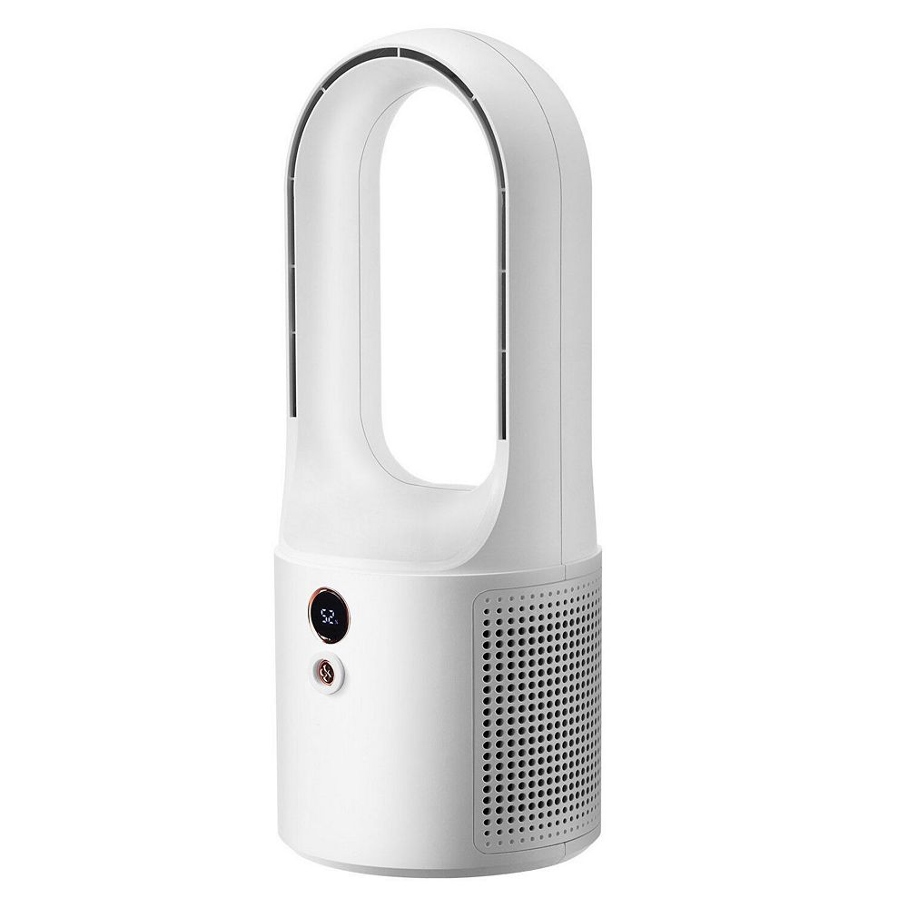 Portable Bladeless Desk Fan with 6 Speeds and LCD Display