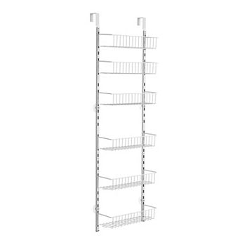 Over-the-Door Pantry Organizer with 6 Baskets for Kitchen, Bathroom, or Laundry