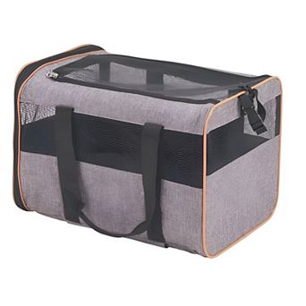 Portable Cat Carrier with Shoulder Straps, Backpack, and Rolling Wheels
