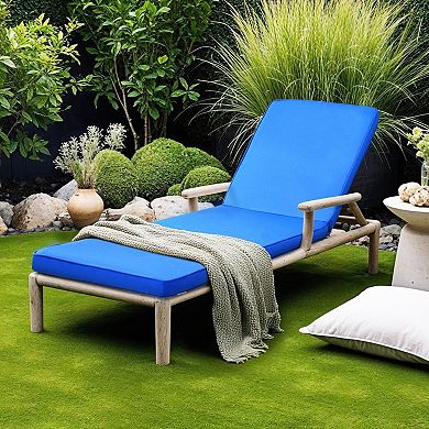 Outdoor Chaise Lounge Cushion Set Seat and Backrest Cushions