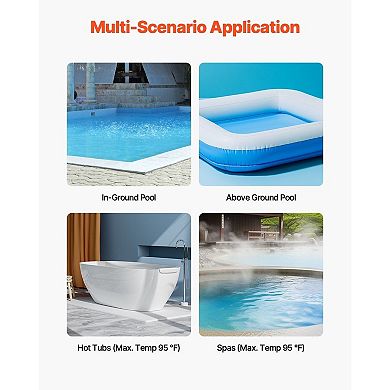 Cordless Handheld Pool Vacuum for Above Ground Pools and Spas, Rechargeable