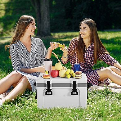 Portable Cooler for Drinks and Snacks, Lightweight with Carry Handles