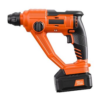 Cordless Rotary Hammer Kit with Battery, Charger, and Carrying Case